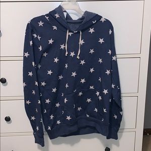 Navy Blue & Stars Sweatshirt Alternative Apparel